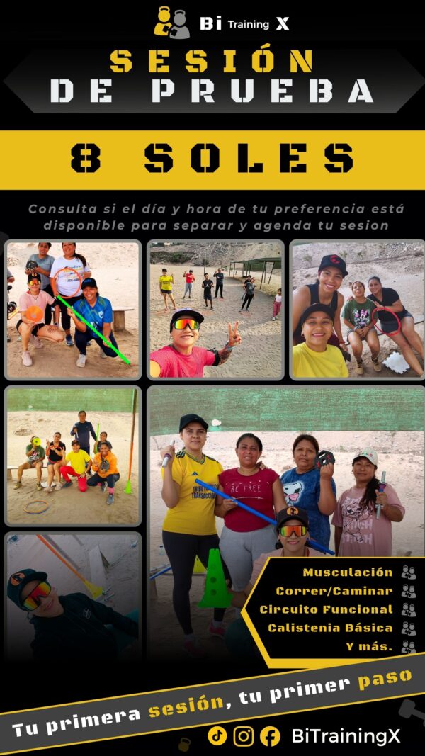 Entrenamiento de prueba (1era sesión)