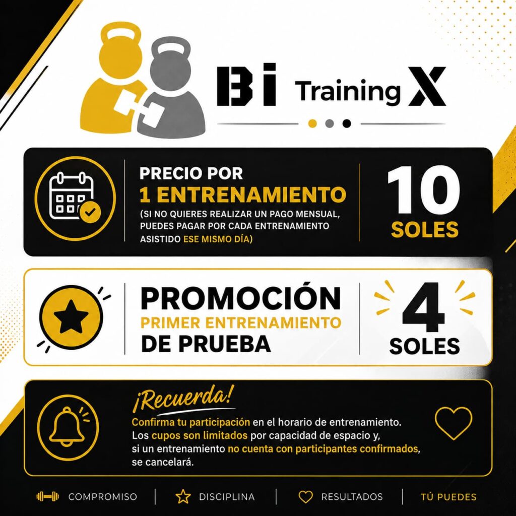 Entrenamiento de prueba (1era sesión)