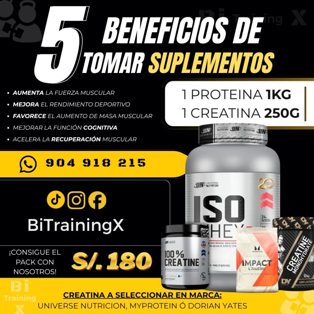 pack Promo Proteína iso whey 90 + Creatina